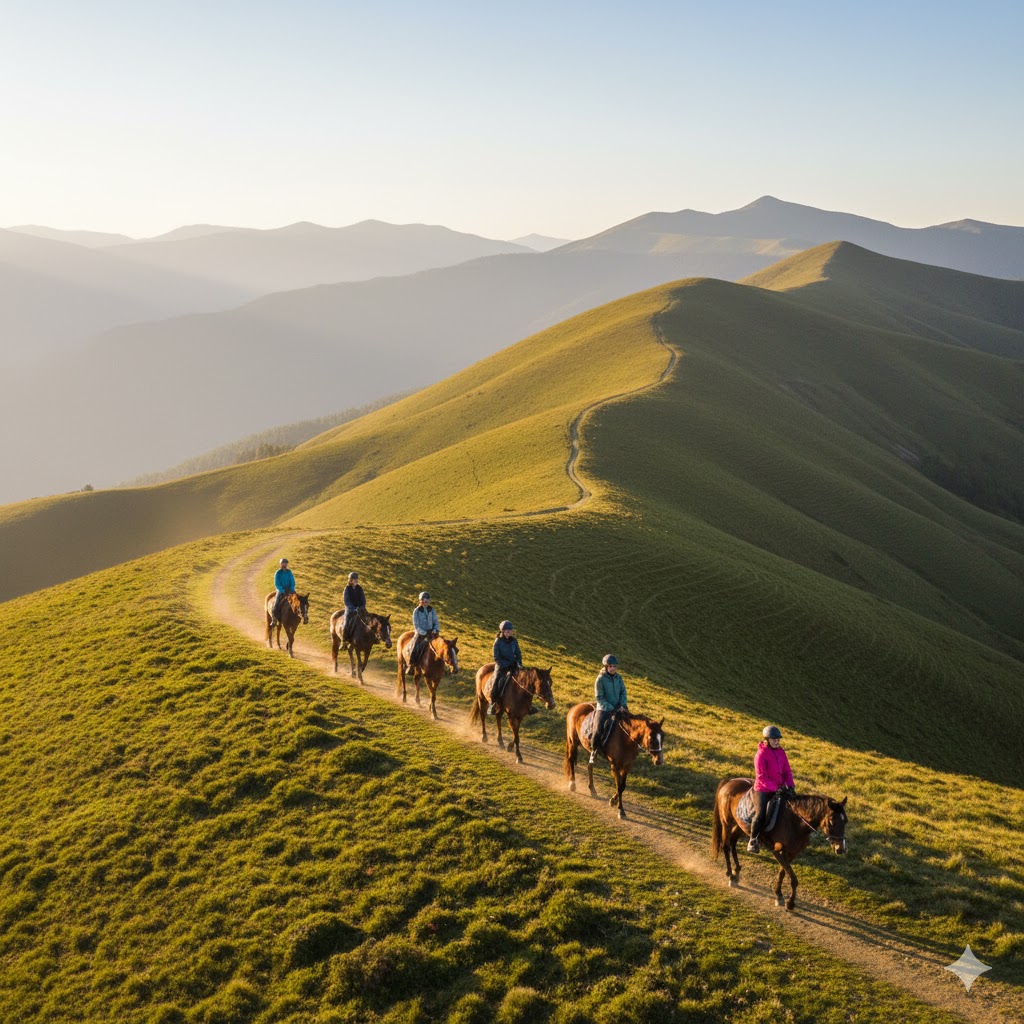 Aventura ecuestre en senderos naturales